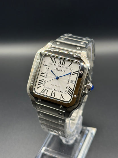 Seiko Mod Santos White 38mm