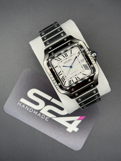 Seiko Mod Santos White 38mm