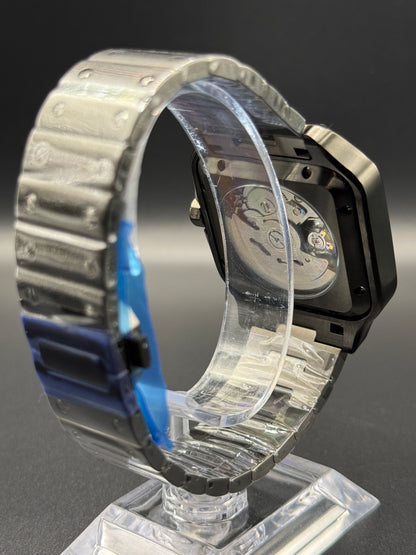 Seiko Mod Santos Blacked Out 38mm