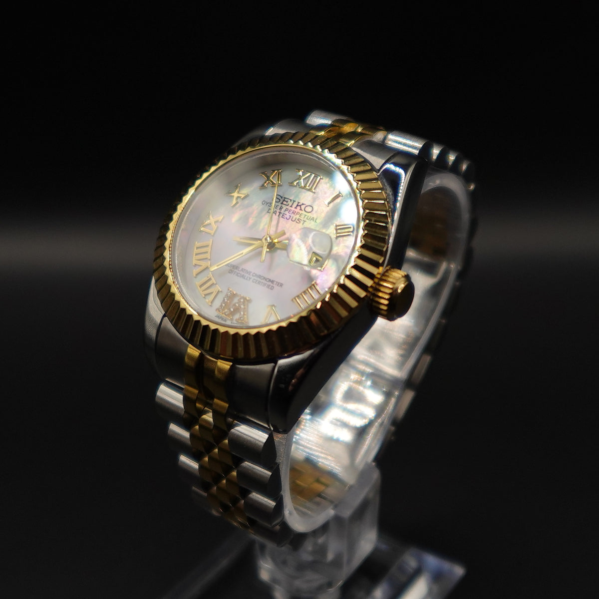 Two-Tone Mother-of-Pearl Watch 31mm