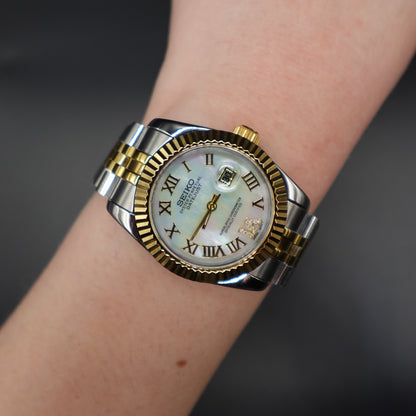 Two-Tone Mother-of-Pearl Watch 31mm